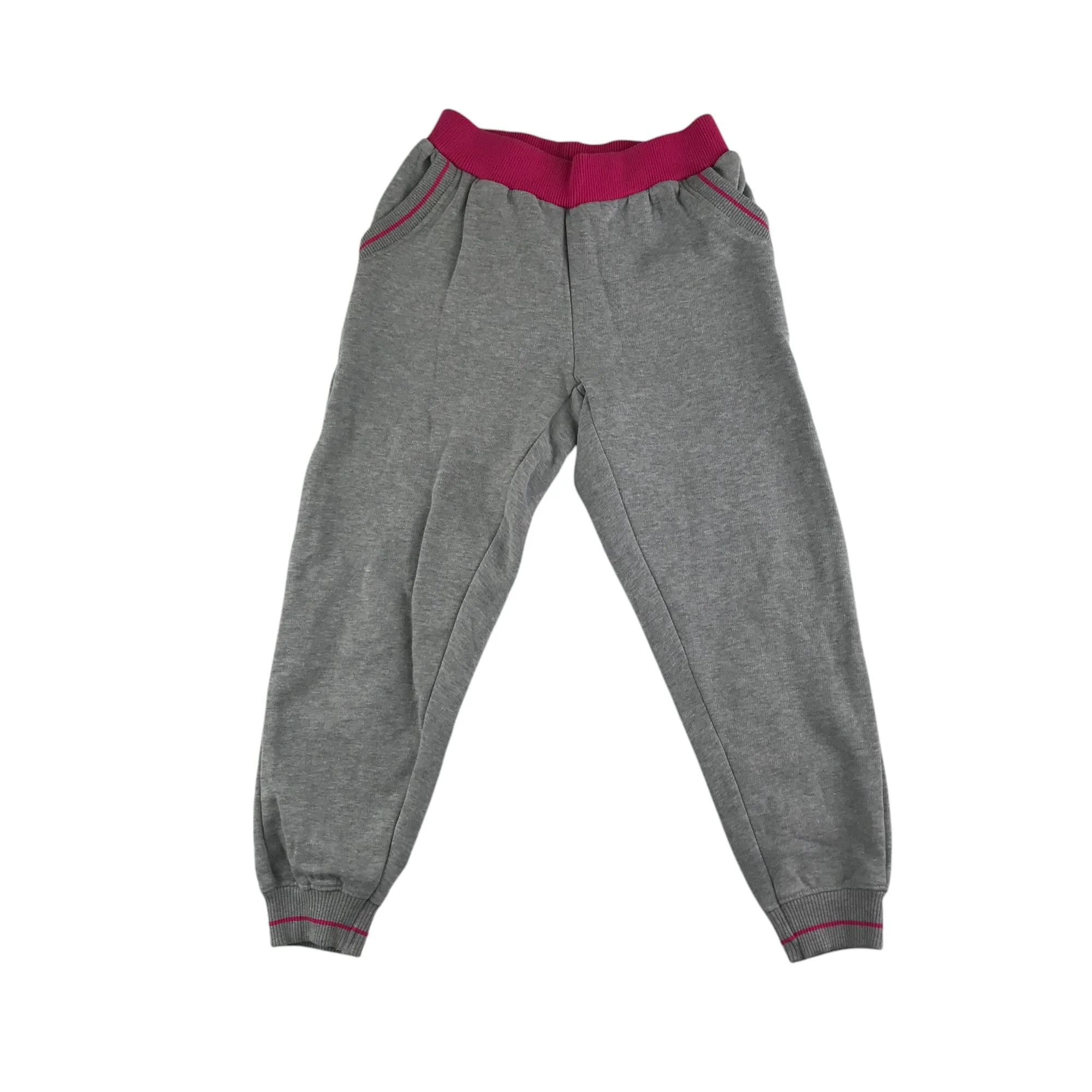Kop Kids Liverpool FC joggers 5-6 years grey with pink elasticated waistband