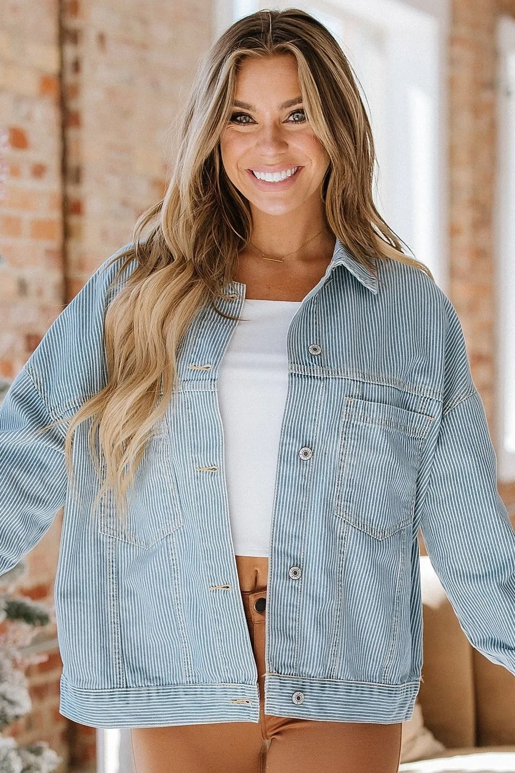 Lakely Oversized Denim Jacket | DROPSHIP