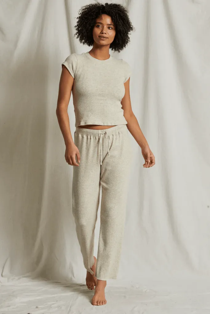 Leann Sweater Rib Straight Leg Pant