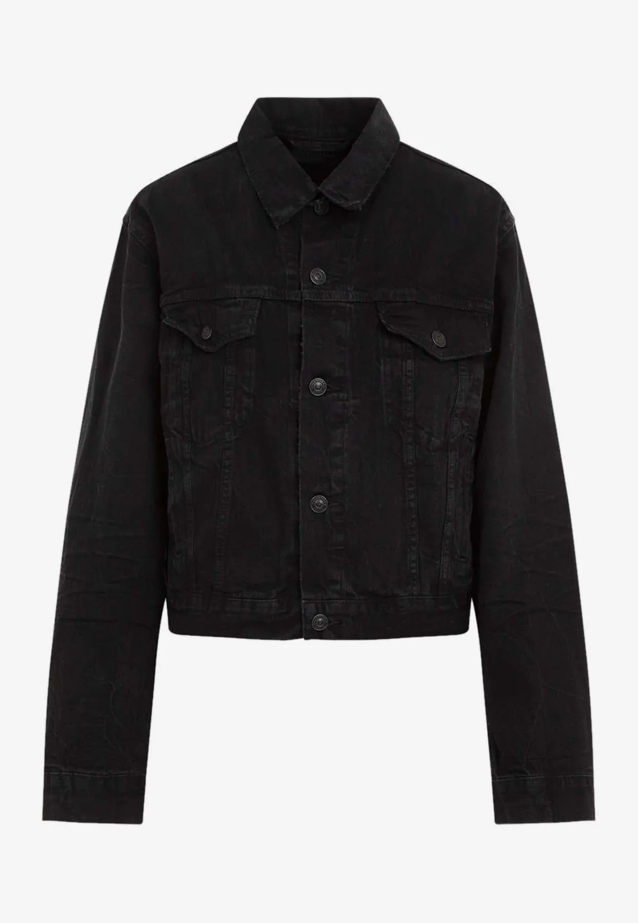 Logo-Printed Denim Jacket