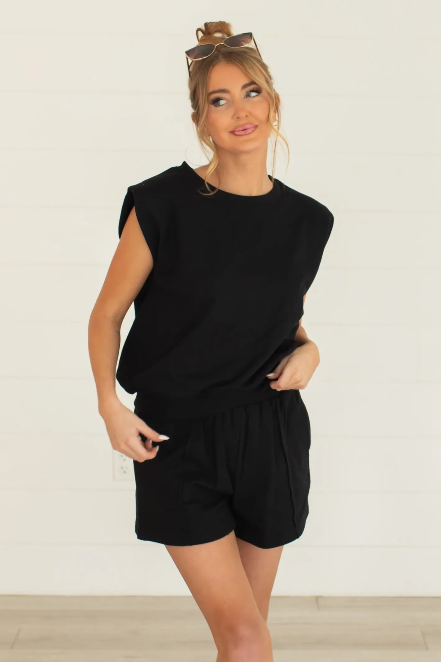 Make Me Choose French Terry Set - Black