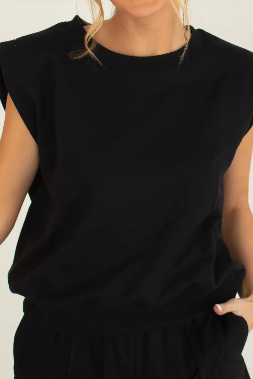 Make Me Choose French Terry Set - Black