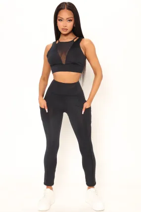 Making It Work Legging Set - Black