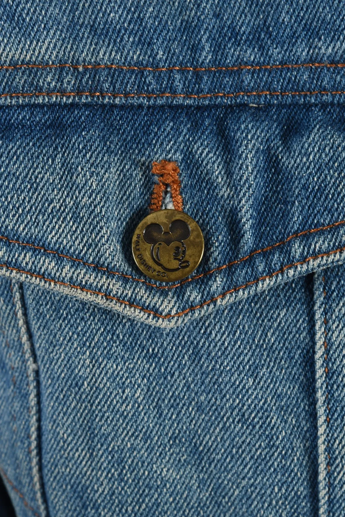 Mickey Mouse Cropped Denim Jacket