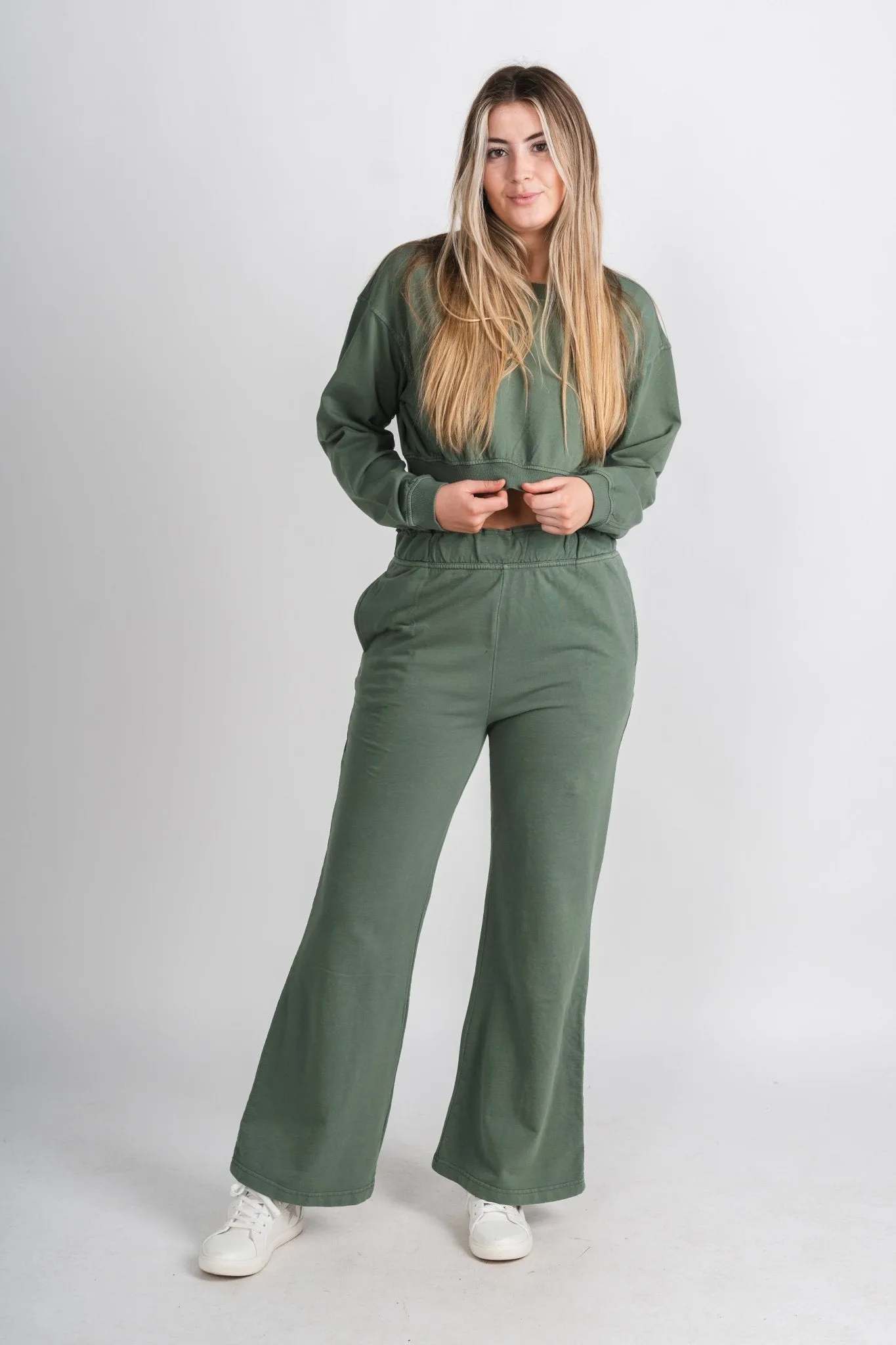 Mineral sweatpants gray green