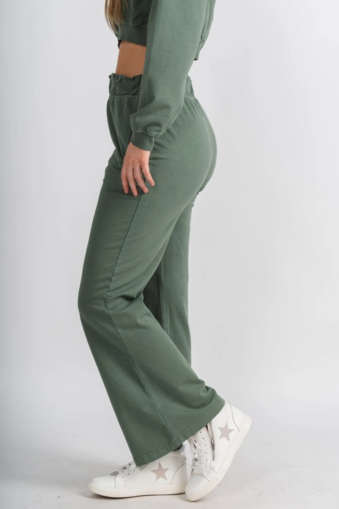 Mineral sweatpants gray green