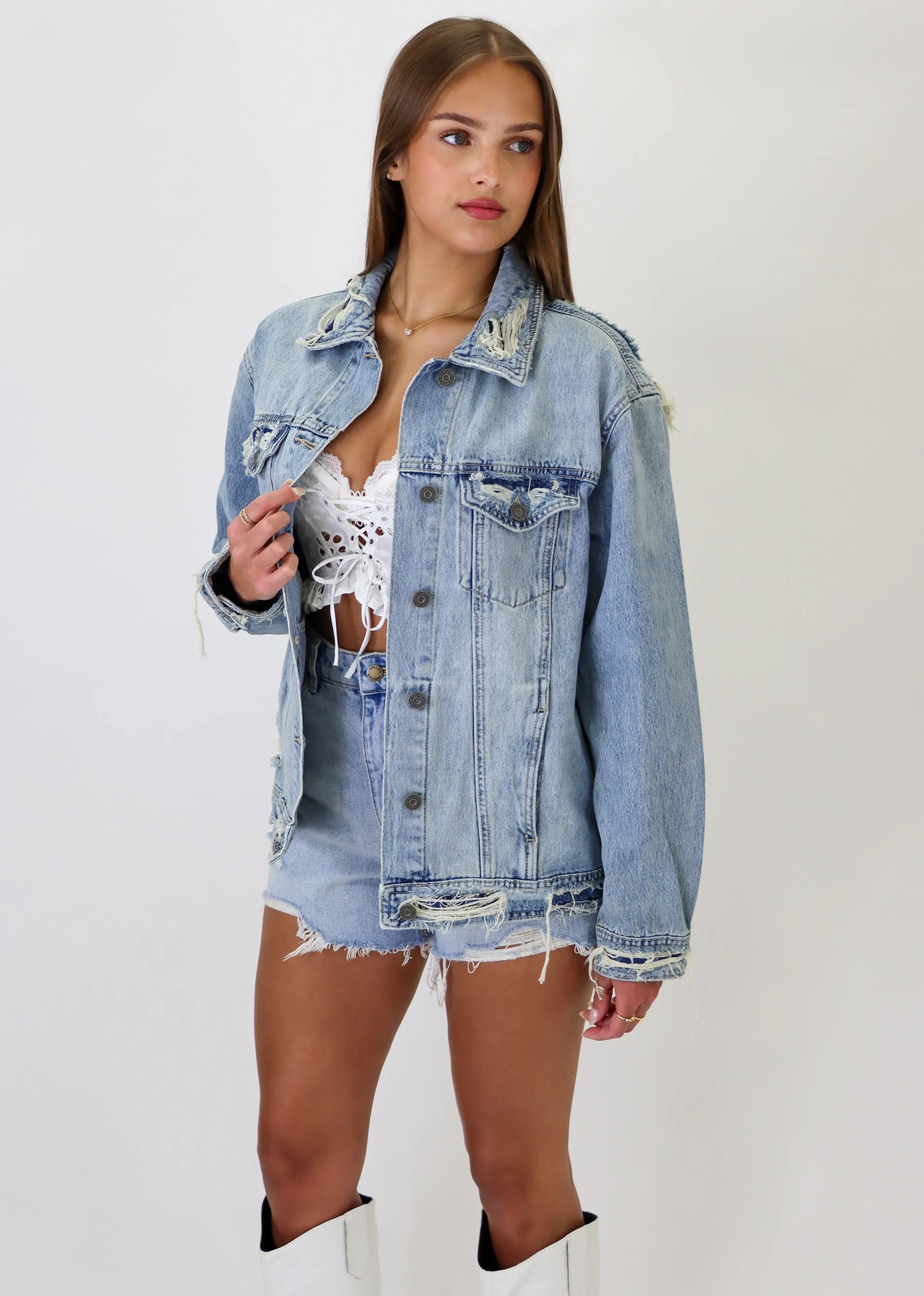 One Call Denim Jacket ★ Light Wash