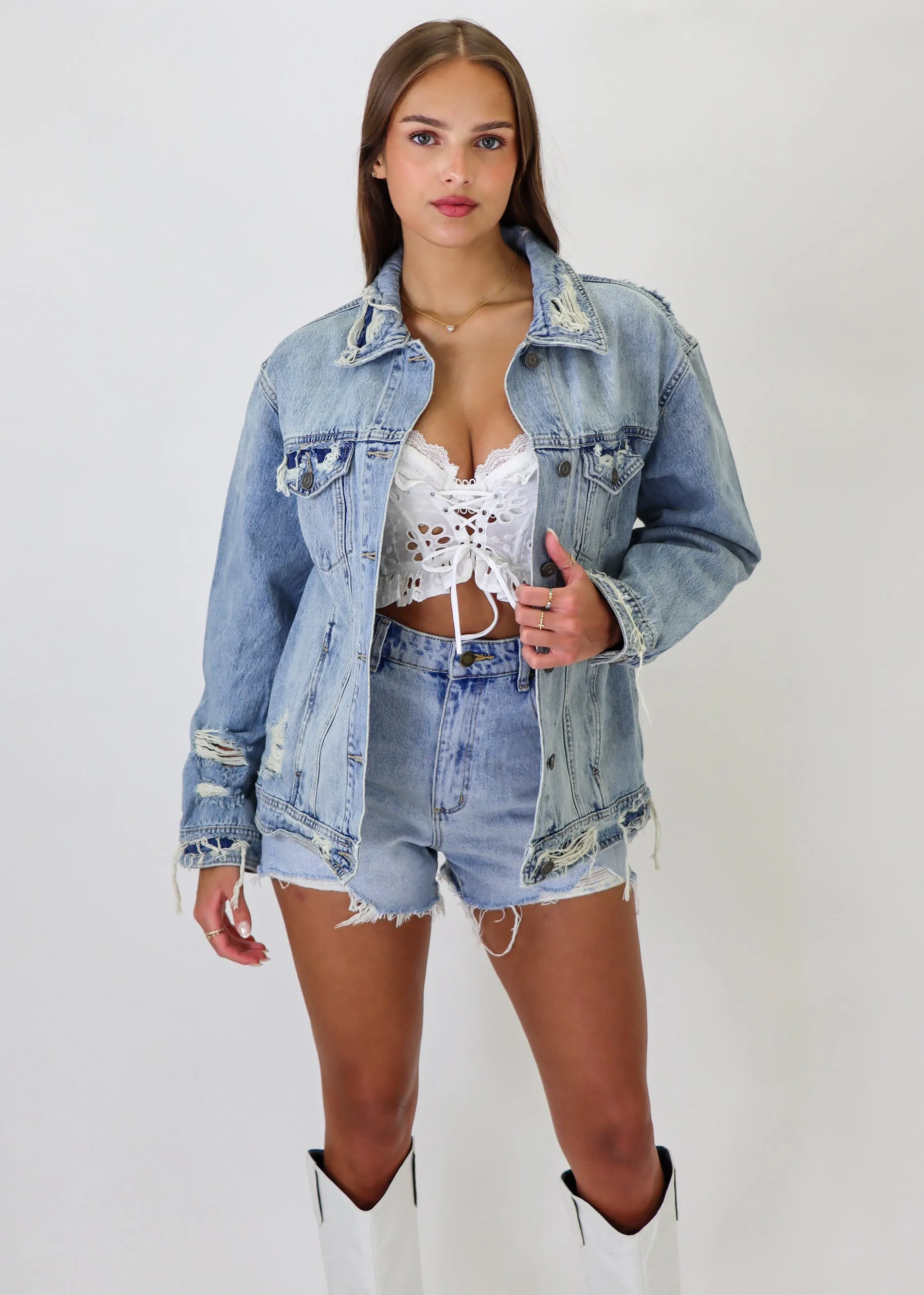 One Call Denim Jacket ★ Light Wash