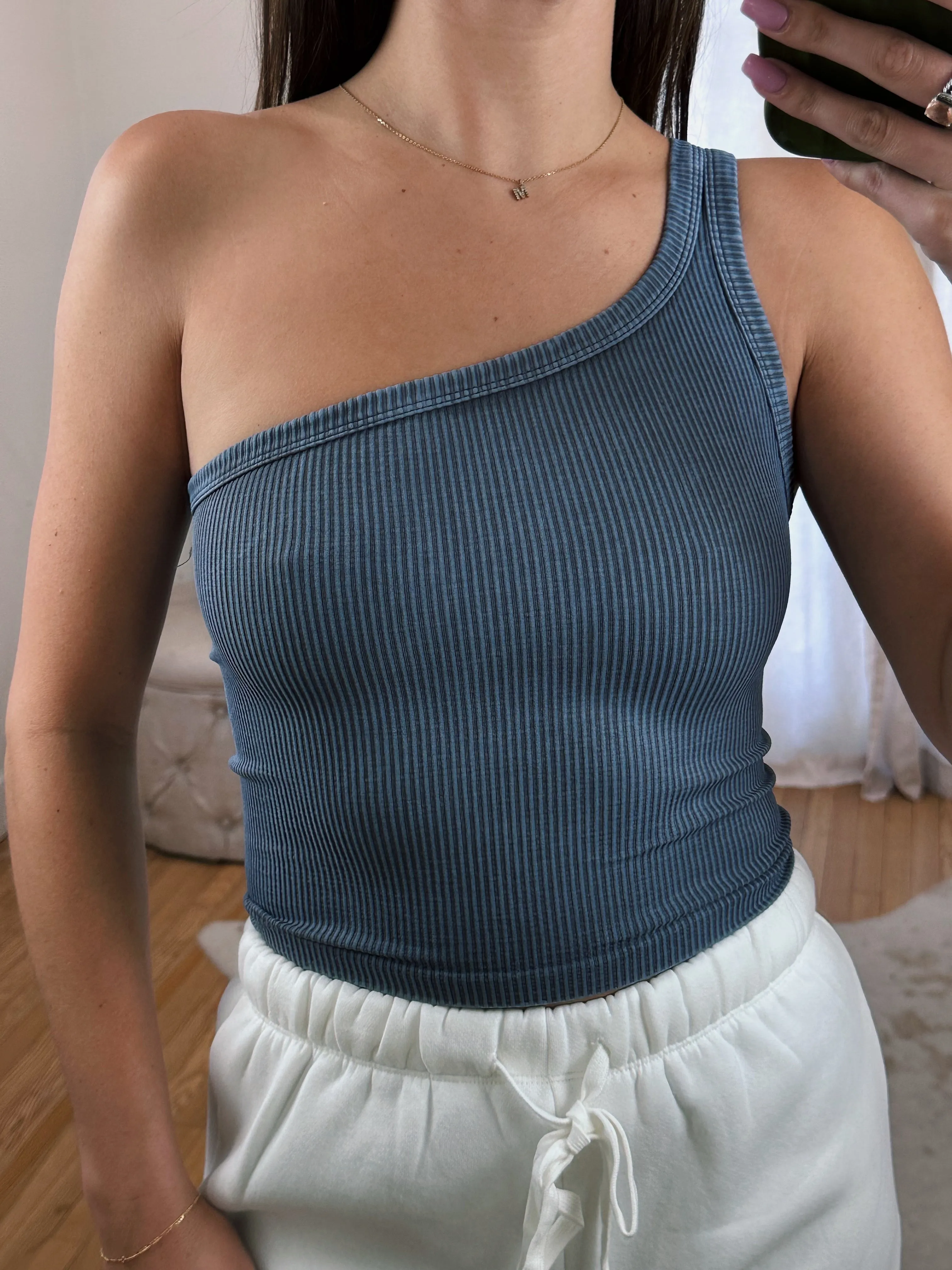 One Shoulder Tank