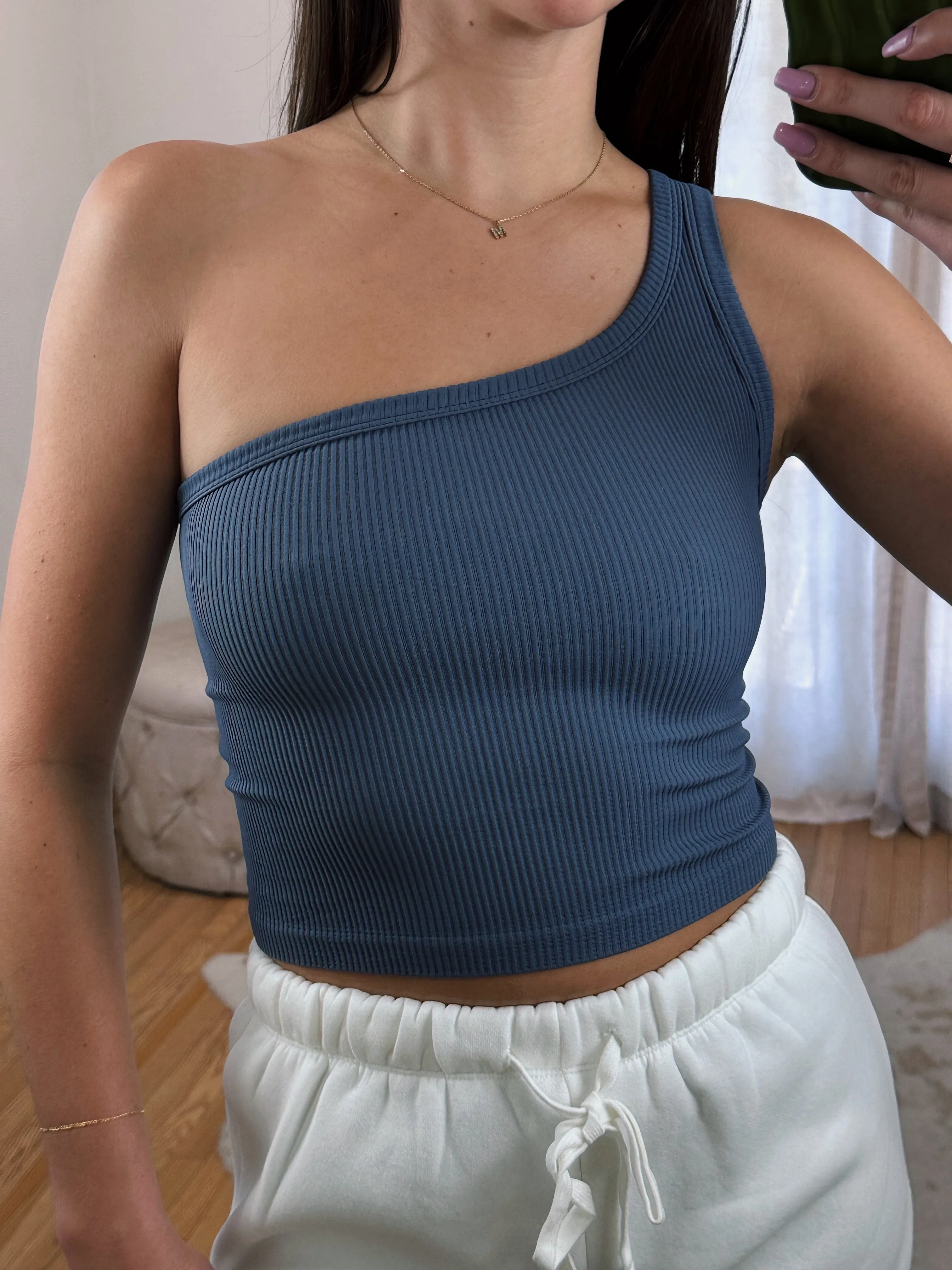 One Shoulder Tank