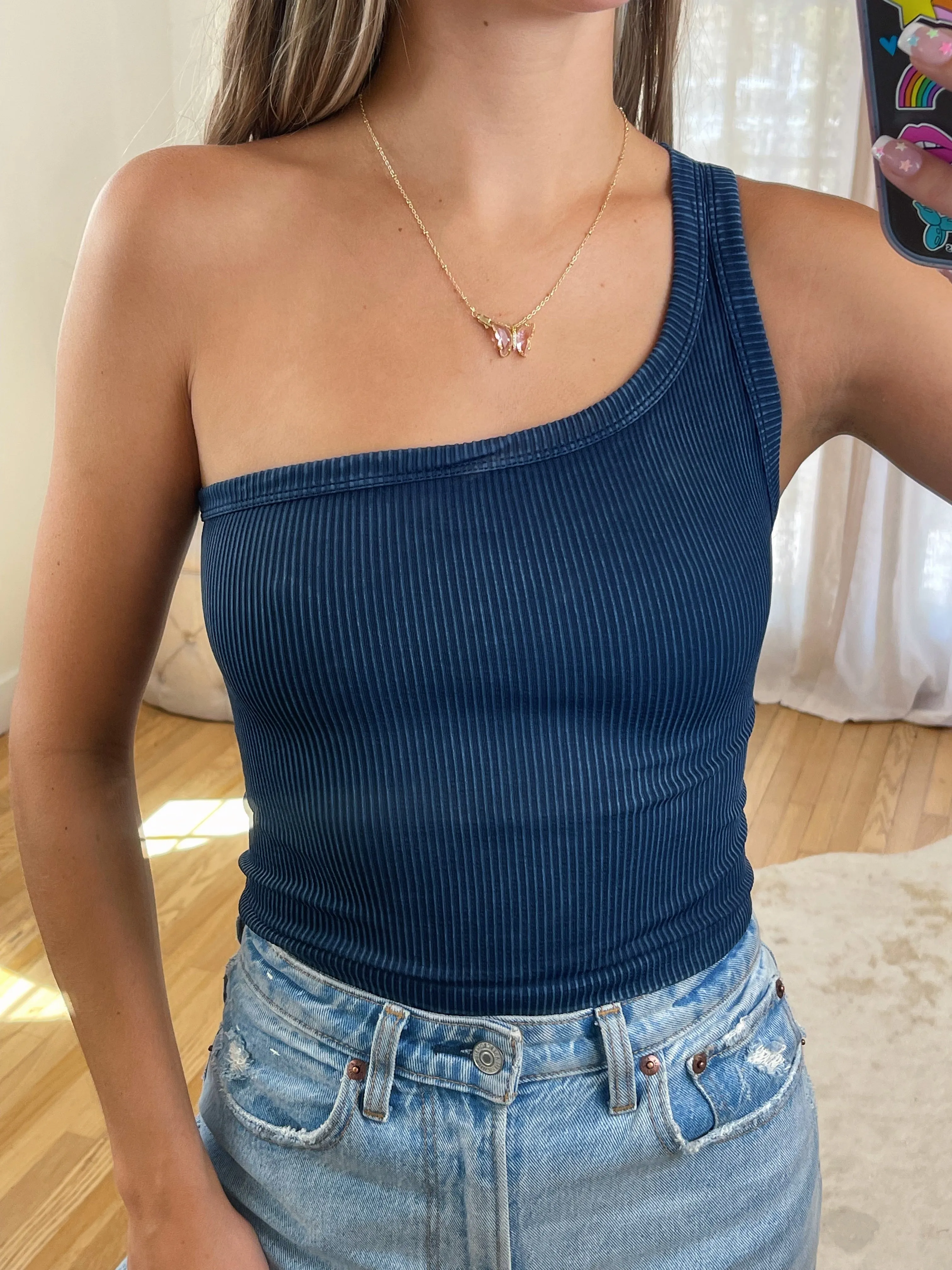 One Shoulder Tank