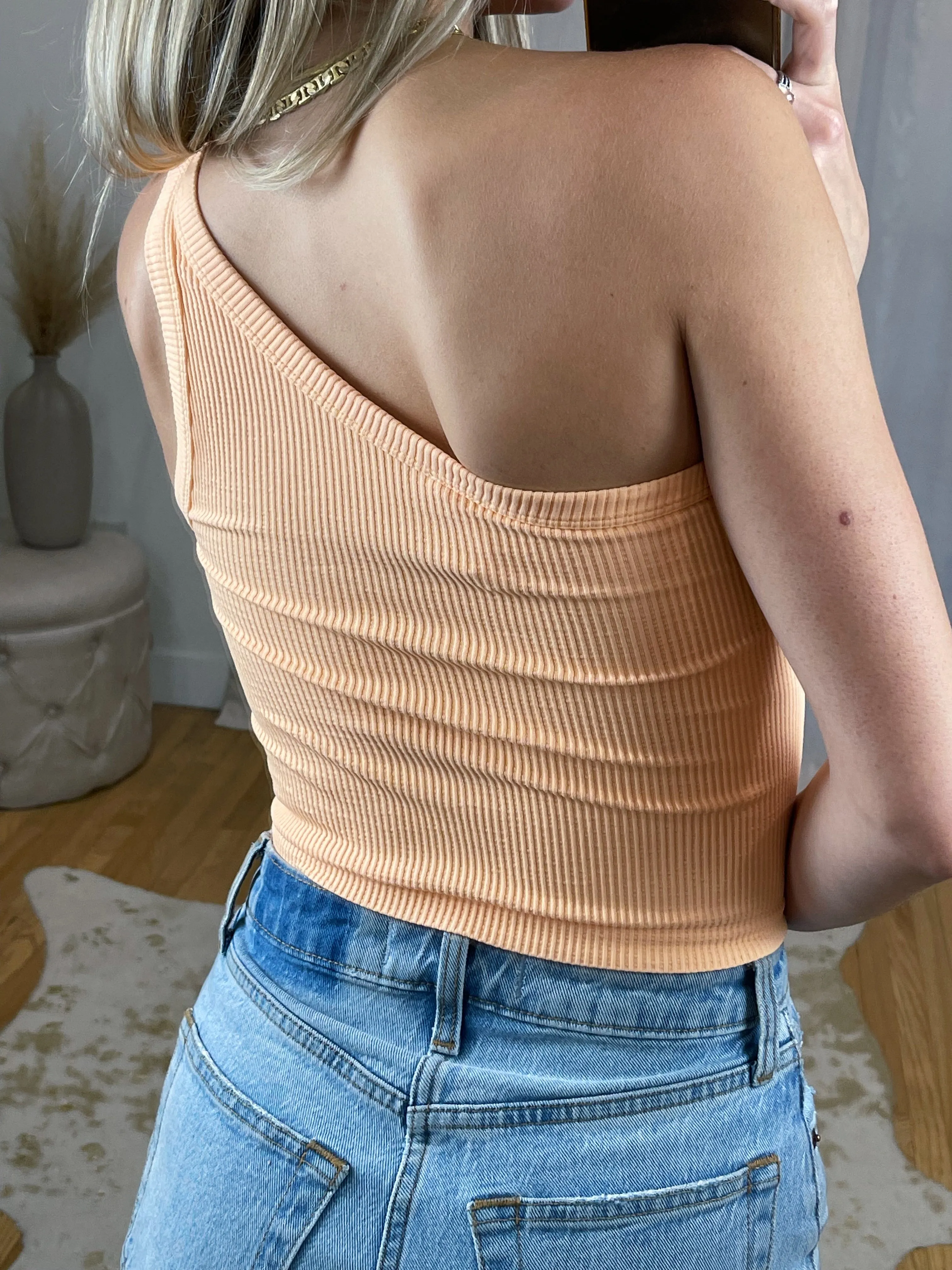 One Shoulder Tank