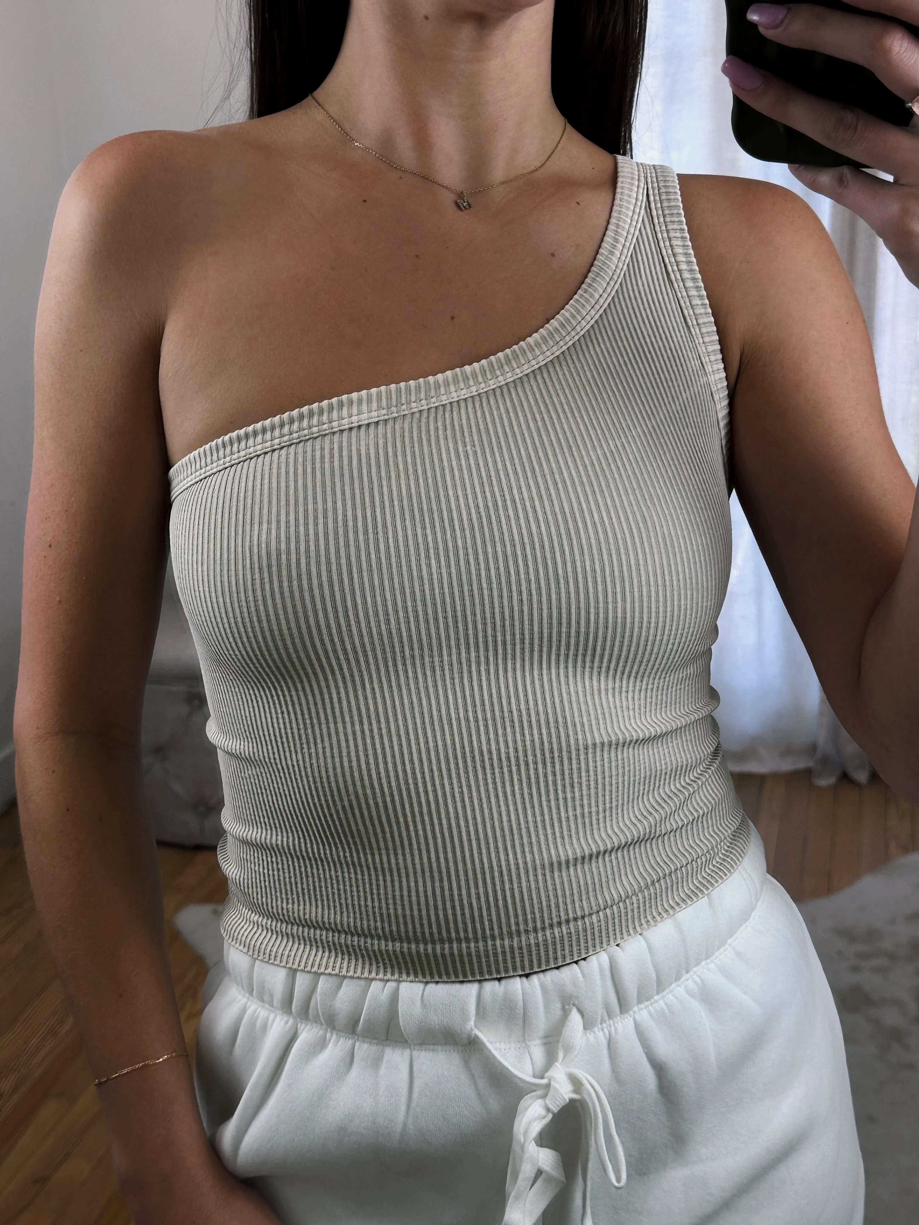 One Shoulder Tank