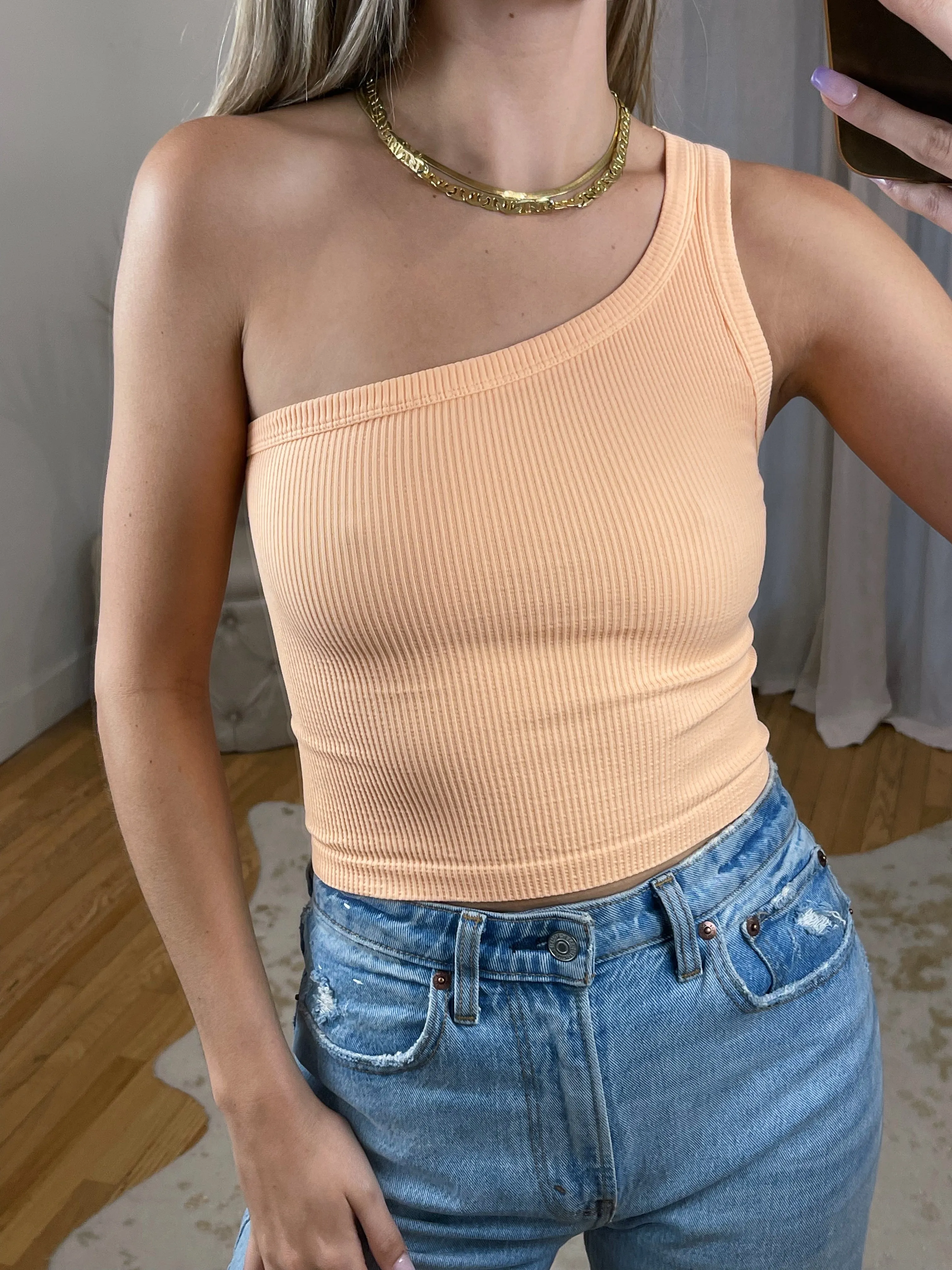 One Shoulder Tank