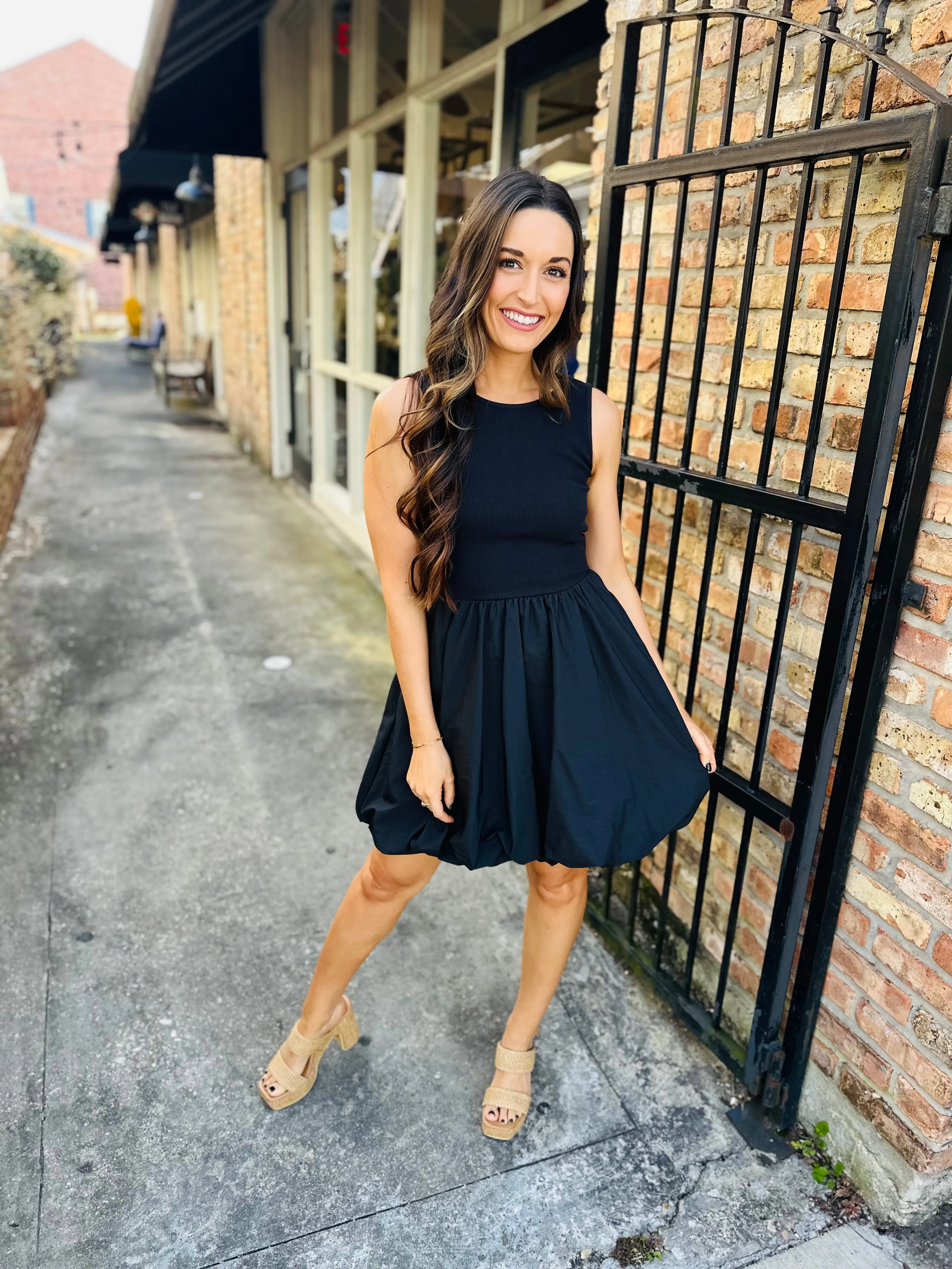 Palermo Mini Dress- Black