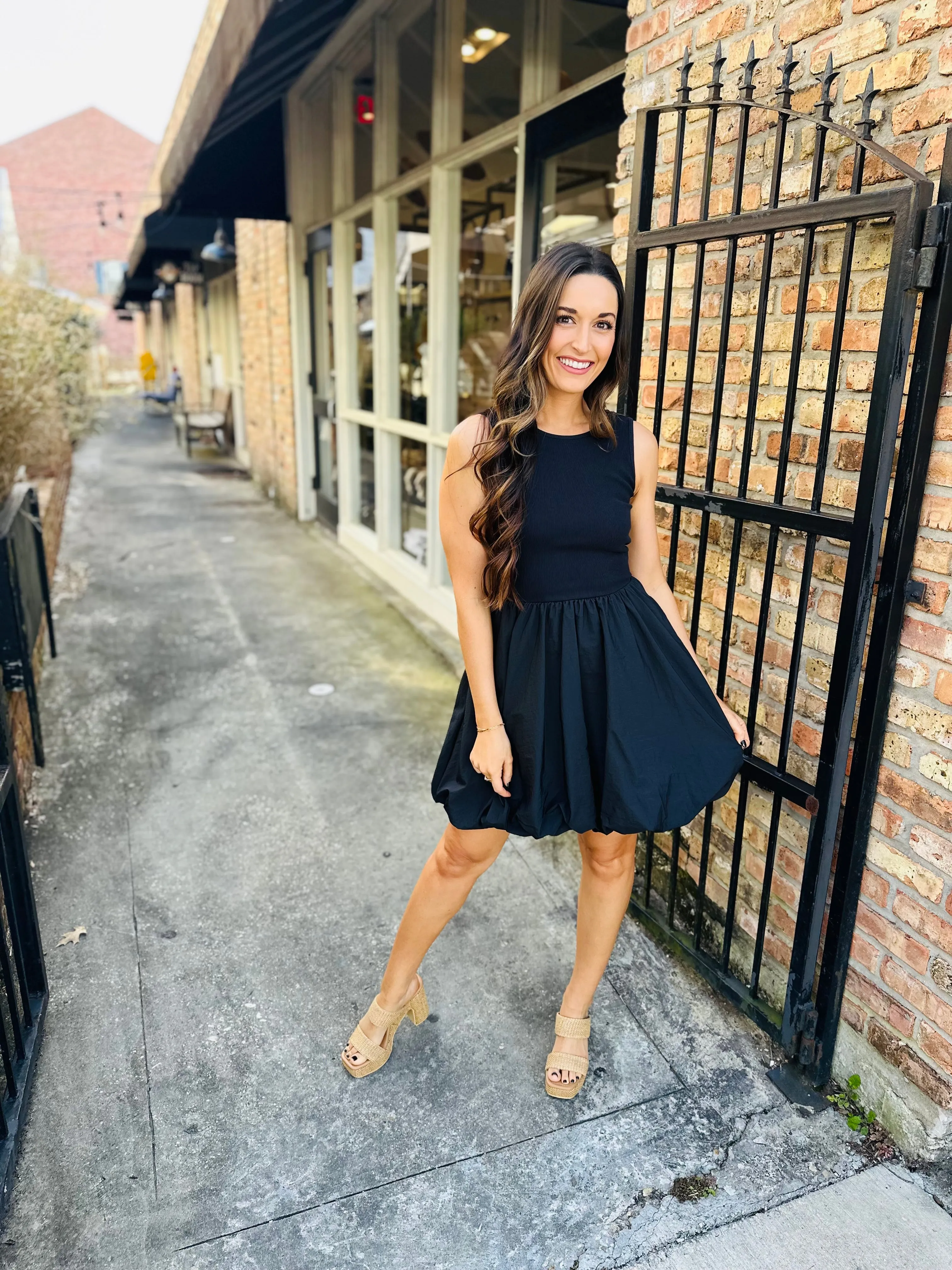Palermo Mini Dress- Black