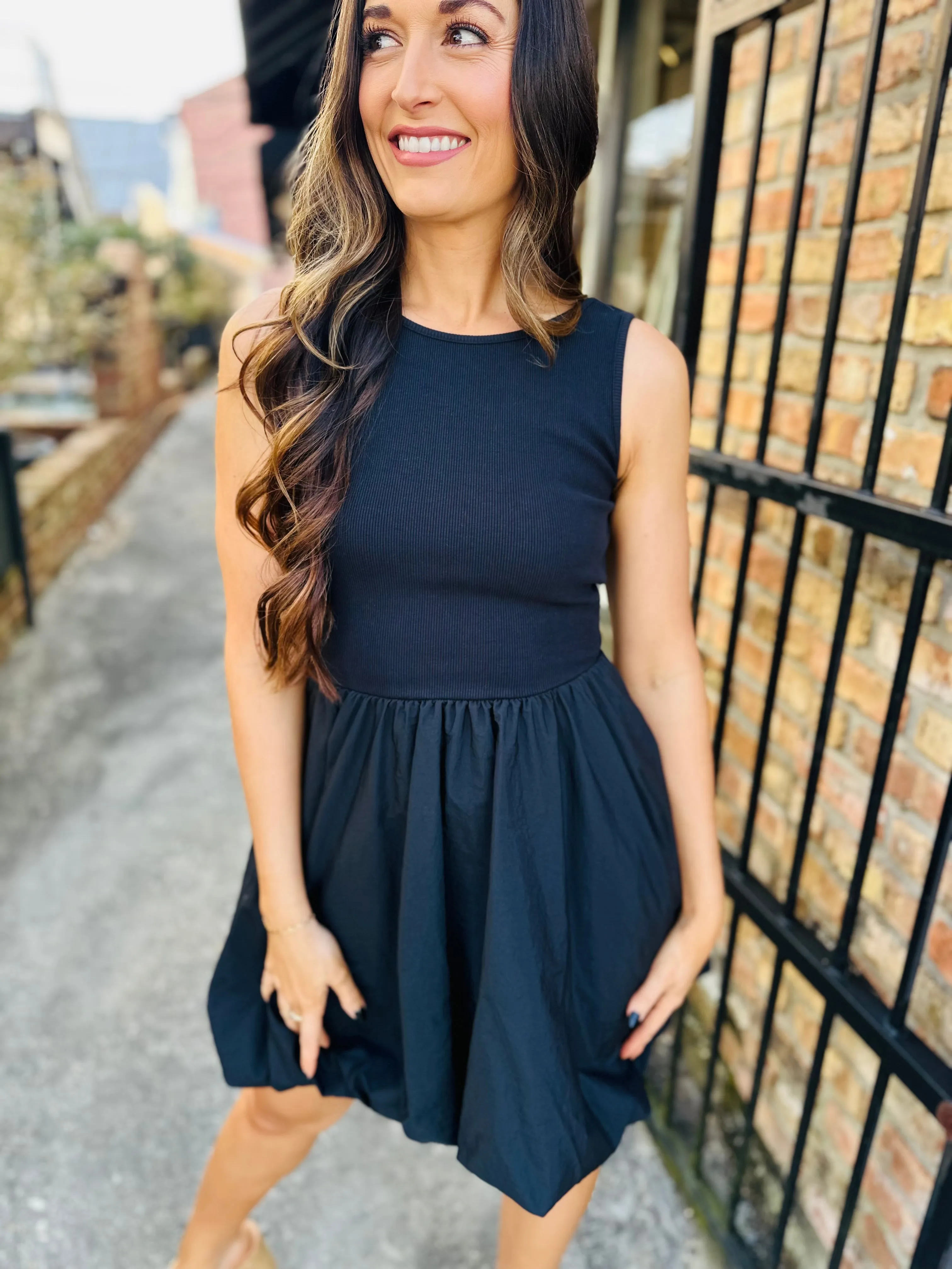 Palermo Mini Dress- Black