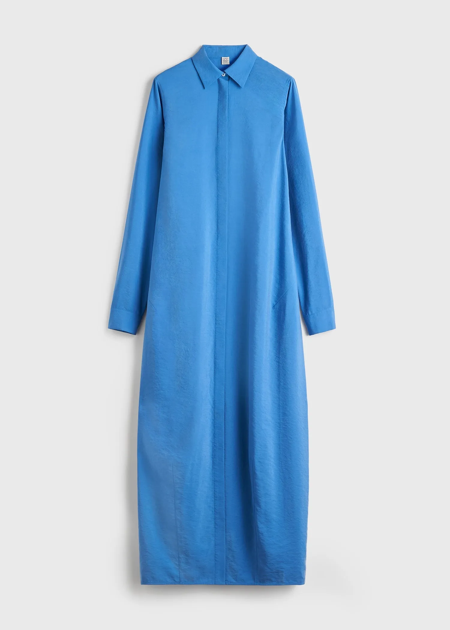 Parachute shirtdress cobalt petite