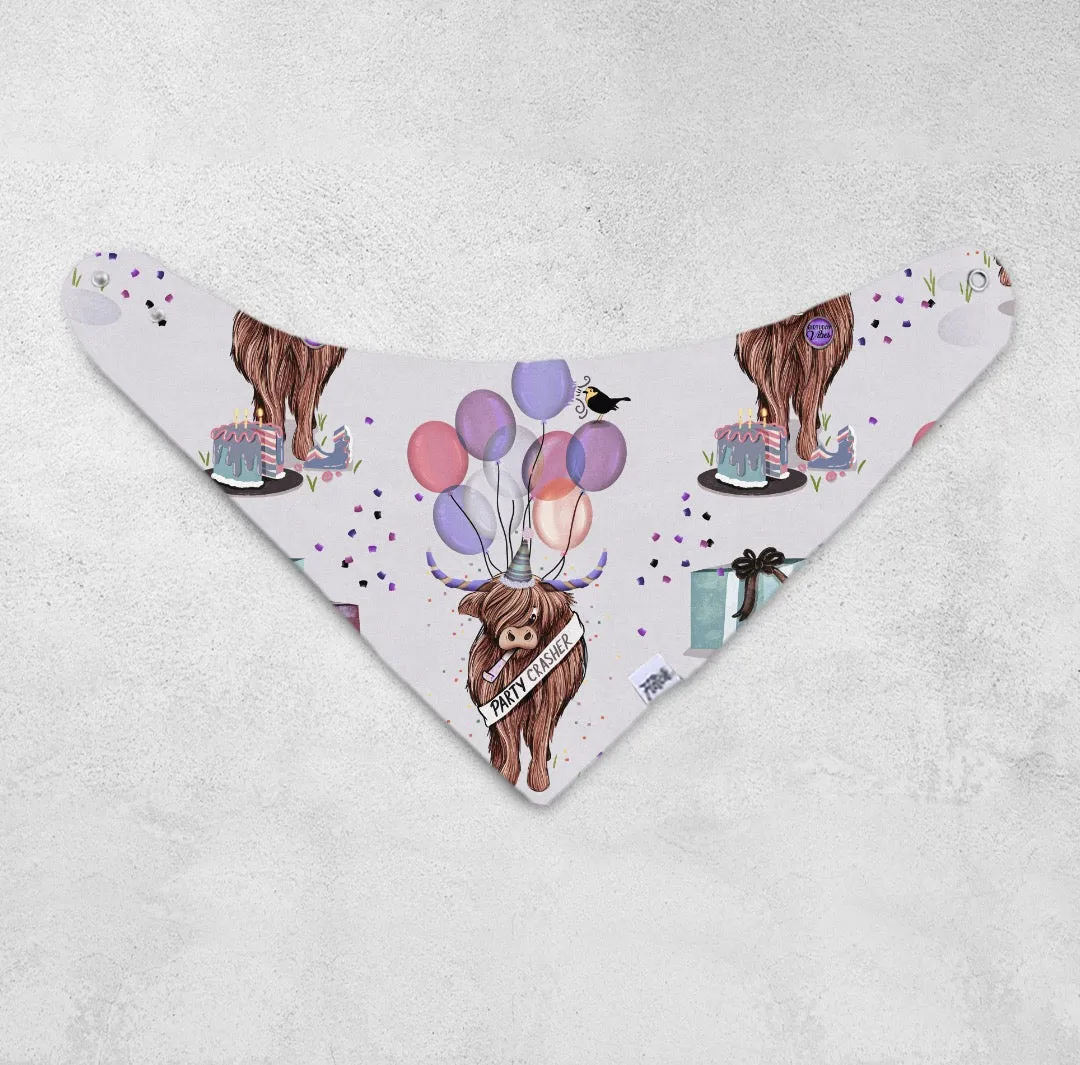 Party Crasher (Purple) Bib