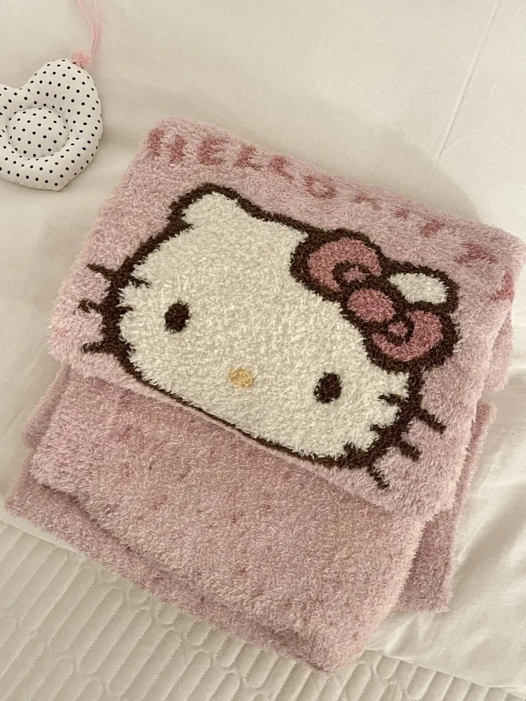Pink Soft Kitty Fuzzy Pajama Set SK559