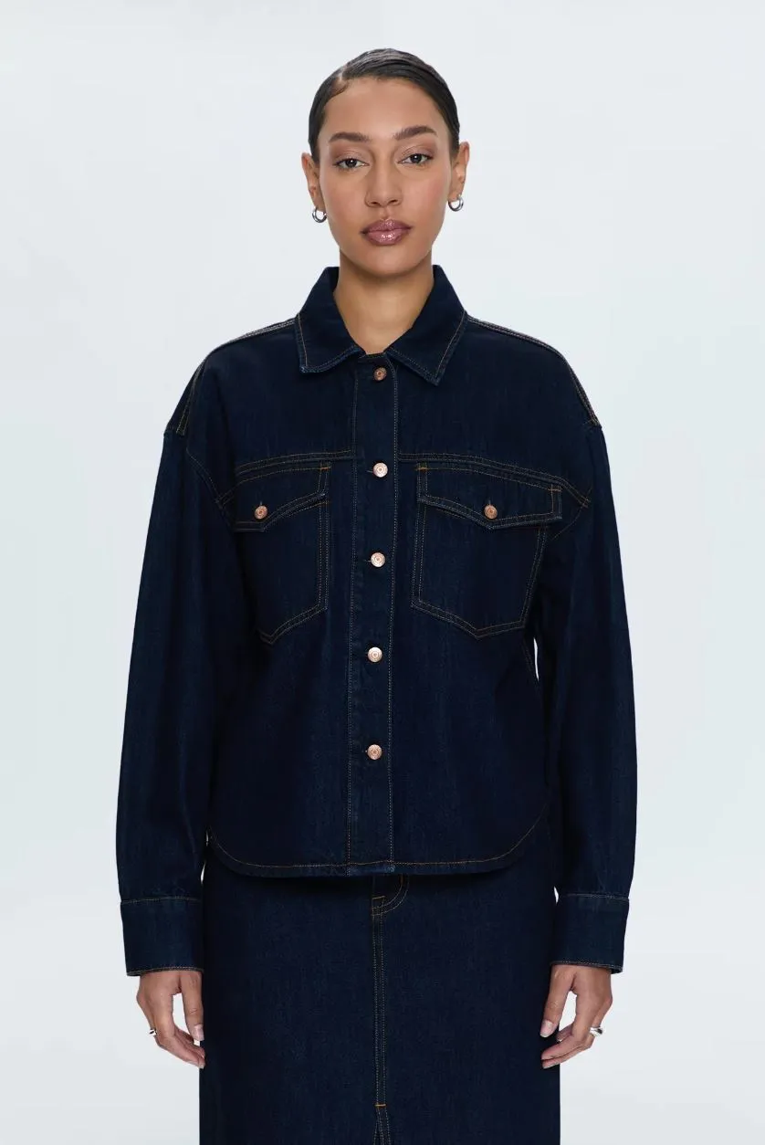 Pistola Mandy Crop Oversized Shacket