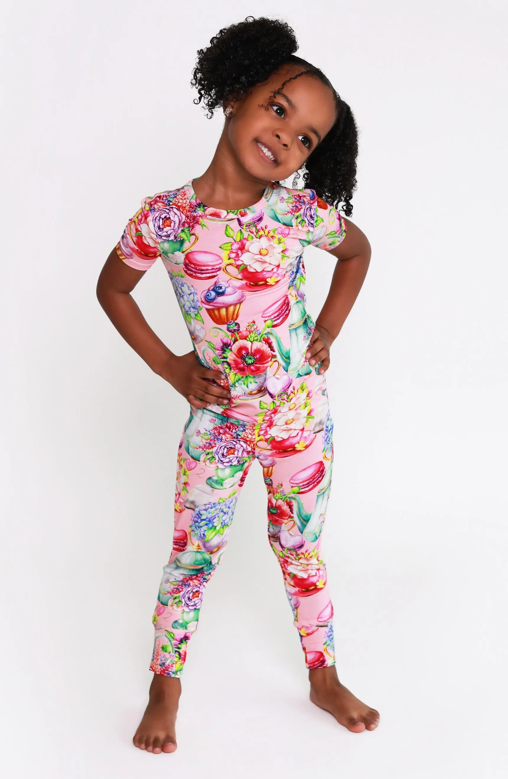 Posh Peanut Basic Short Sleeve Pajamas - Elizabeth
