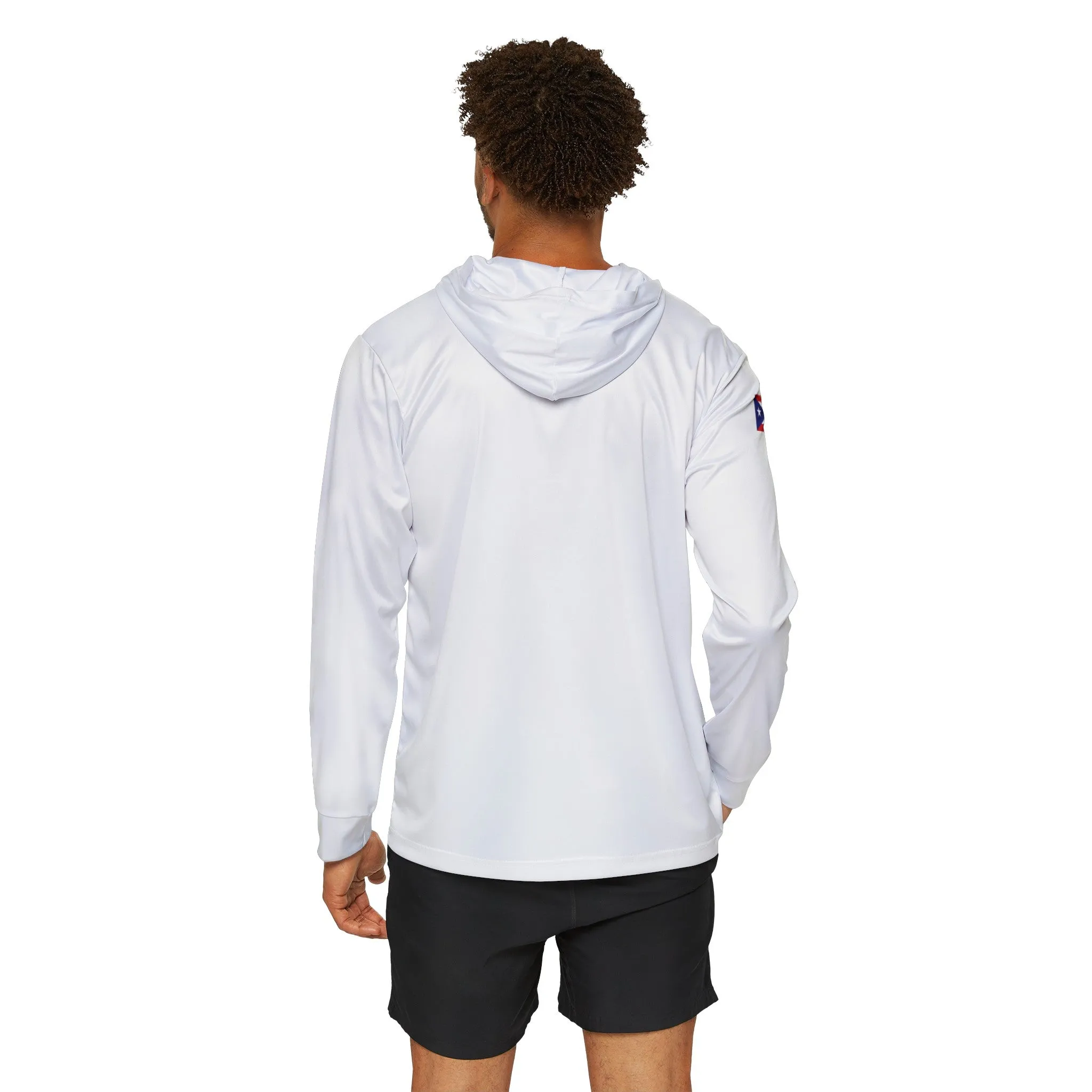 PUR Basketball White / Red Paris 2024 Men's Sports Warmup Hoodie