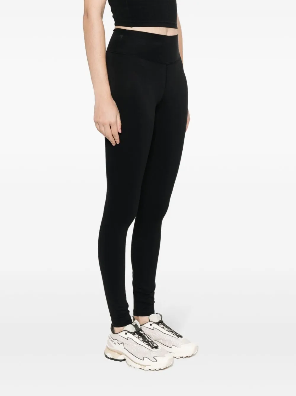 Sporty & Rich SR Bold High Waist Legging in Black