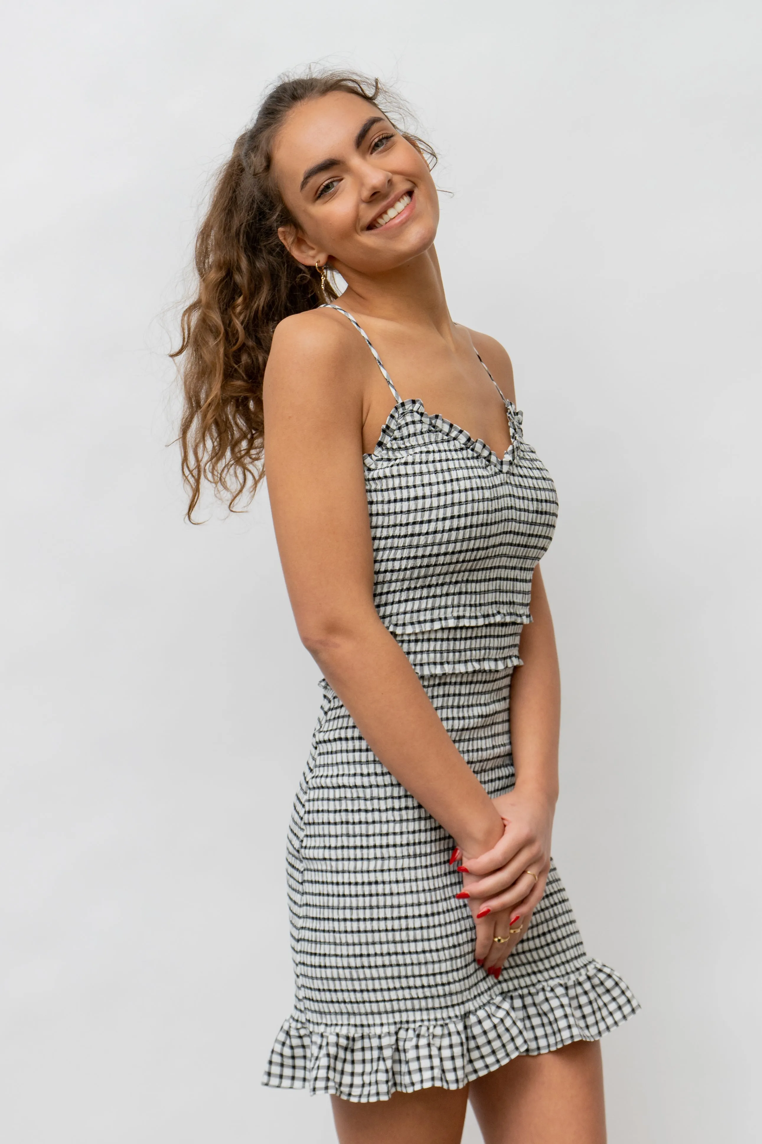 SYLVIE GINGHAM  DRESS