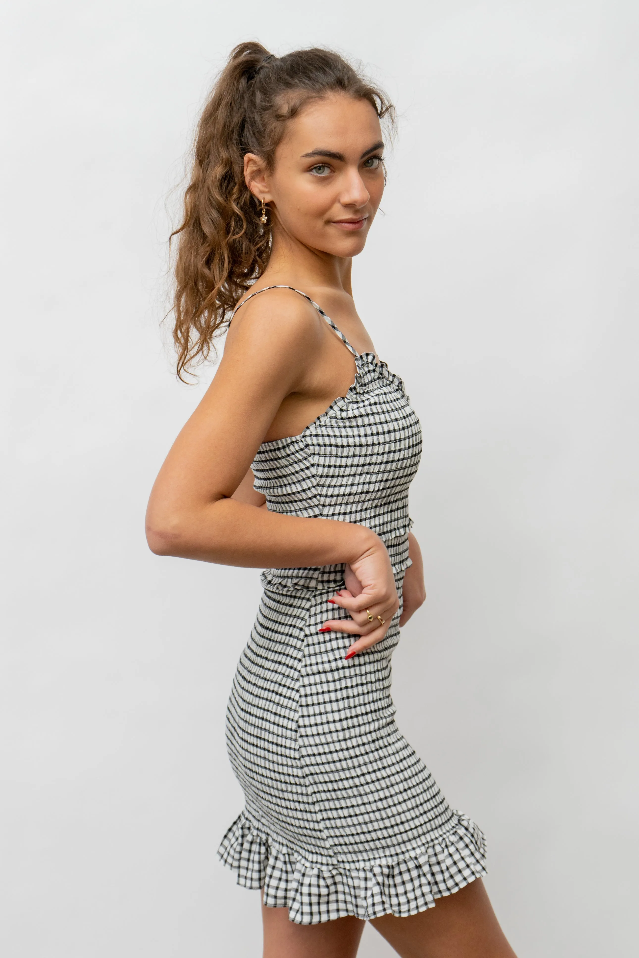 SYLVIE GINGHAM  DRESS