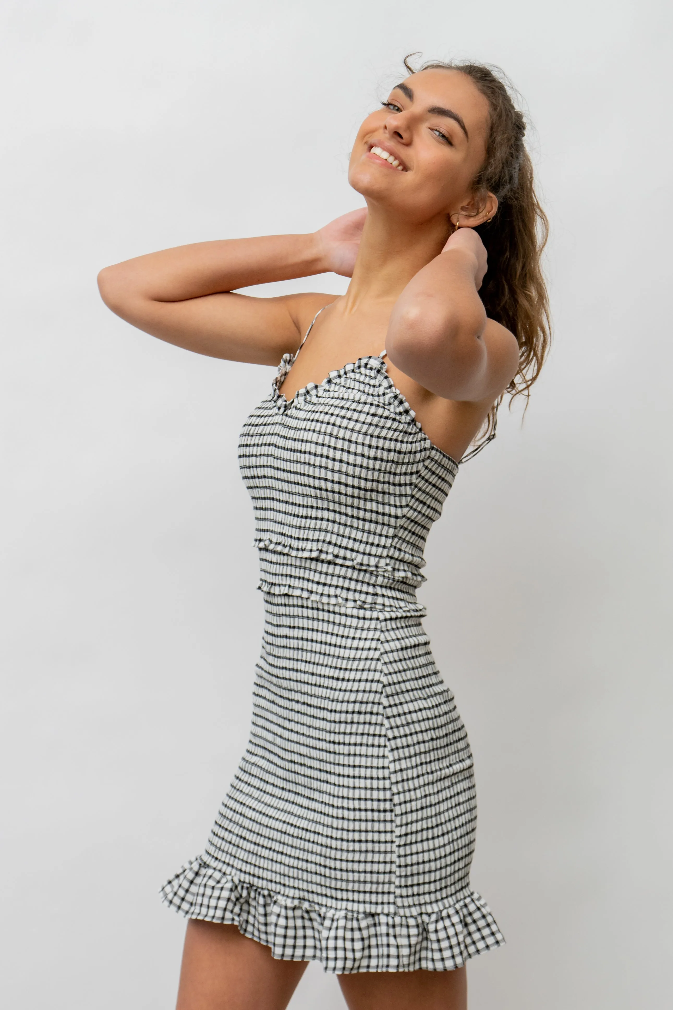 SYLVIE GINGHAM  DRESS