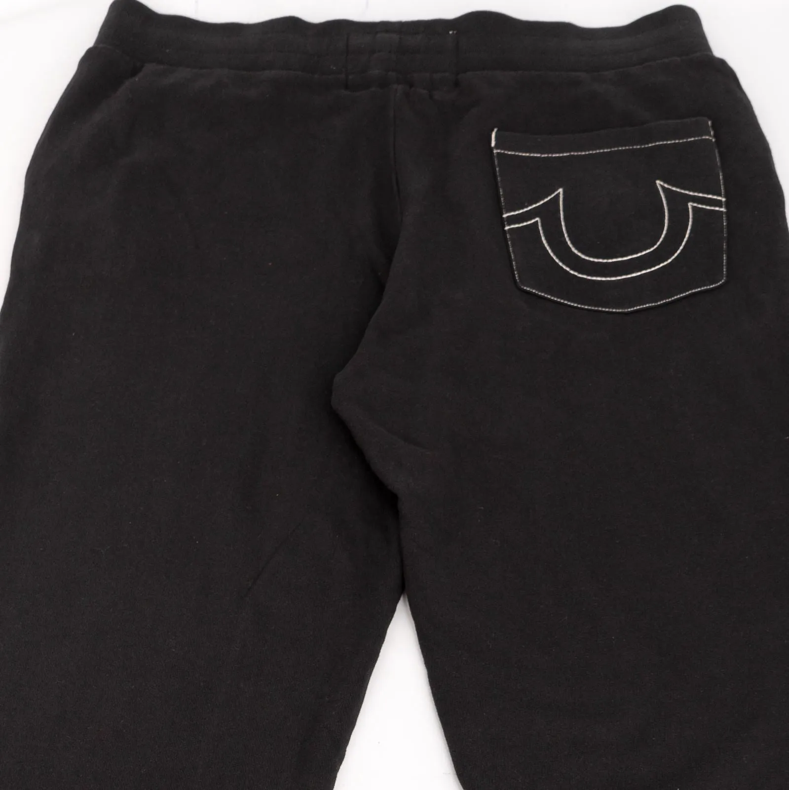 True Religion Mens Joggers Classic Logo Black