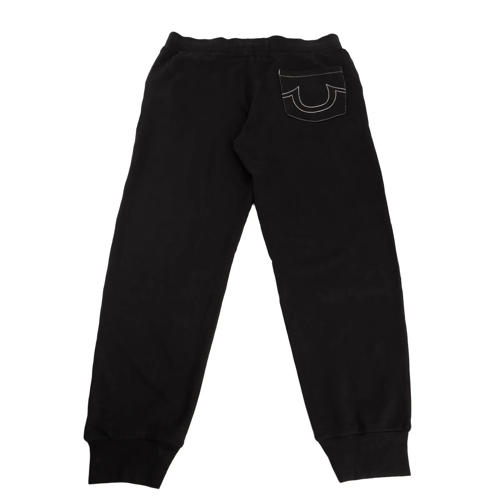 True Religion Mens Joggers Classic Logo Black