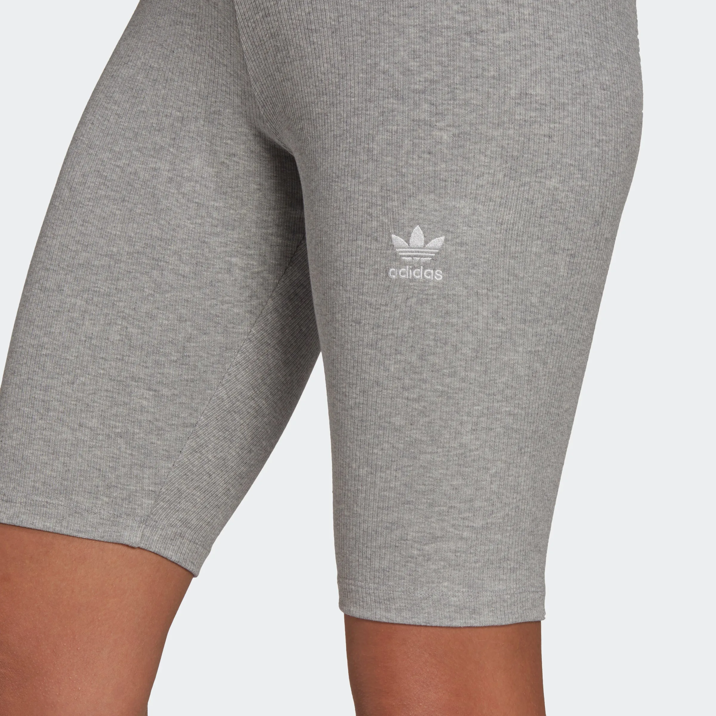 Women's adidas Originals Adicolor Essentials Biker Shorts Grey