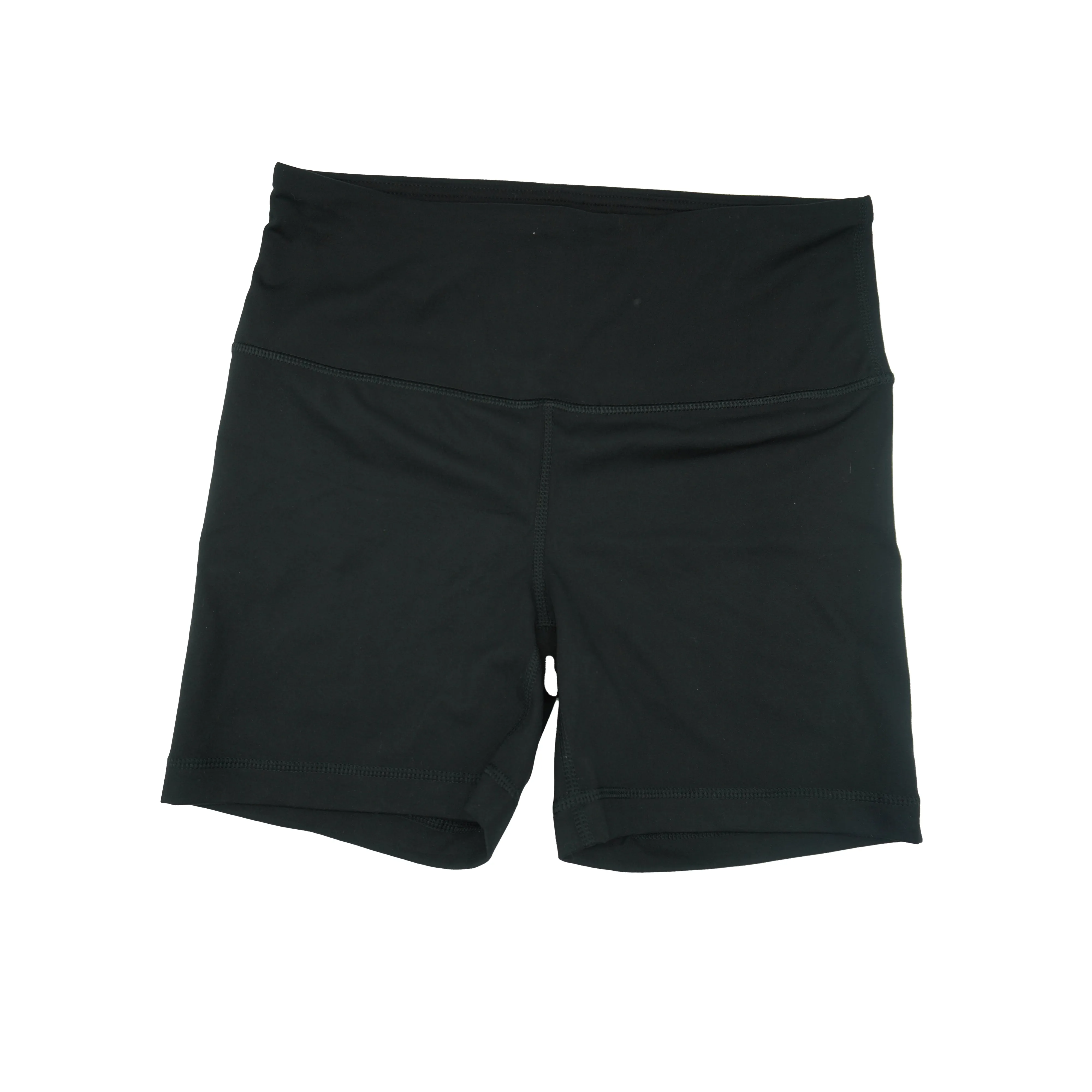 Yogalicious Lux High Waist Squat Proof Biker Short - 2 Pack - Black 5" Medium